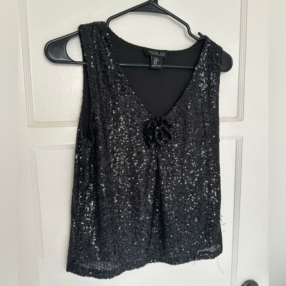 rosette sequins top by rachel zoe